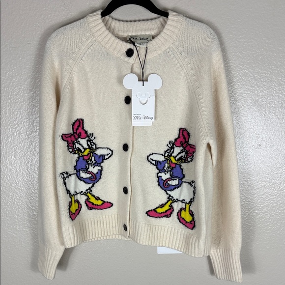 Zara Disney Daisy Duck Wool Cardigan - Picture 4 of 10
